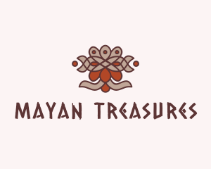 Mayan - Ancient Mayan Mask logo design