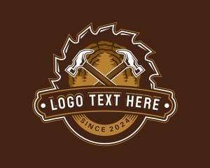 Hammer Sawmill Woodwork Logo