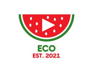 Streaming - Watermelon Media Player logo design