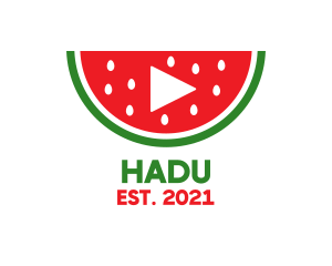 Vlog - Watermelon Media Player logo design