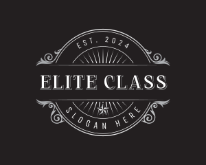 Classic Elegant Crest logo design