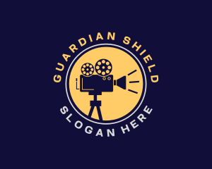 Video - Film Video Camera logo design