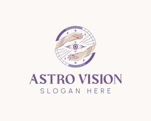 Mystical Eye Hand logo design