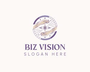 Mystical Eye Hand logo design