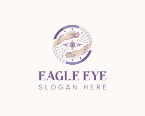 Mystical Eye Hand logo design