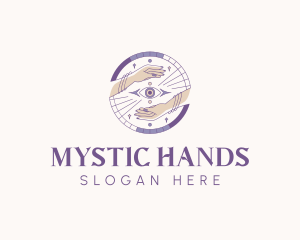 Mystical Eye Hand logo design