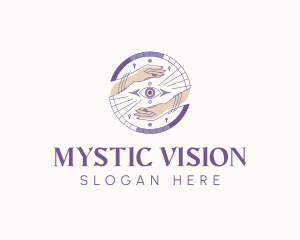 Mystical Eye Hand logo design