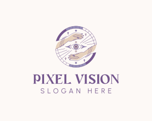 Mystical Eye Hand logo design