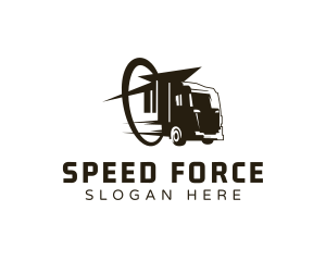 Speed Truck Arrow logo design