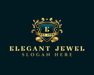 Ornamental Luxury Crest logo design