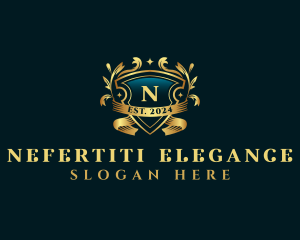 Ornamental Luxury Crest logo design