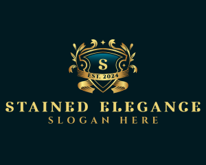 Ornamental Luxury Crest logo design