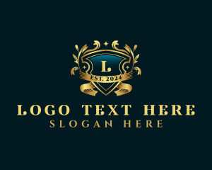 Gold - Ornamental Luxury Crest logo design