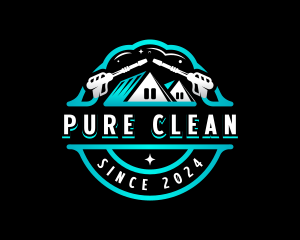 Pressure Wash Cleaning  logo design