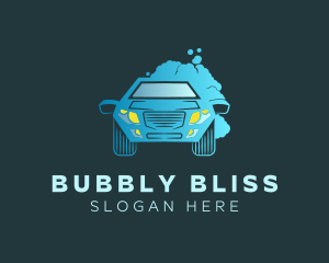 Bubbles Car Wash logo design