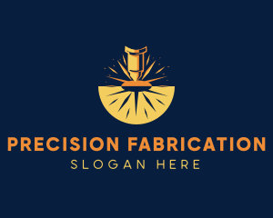 Fabrication - Laser Fabrication Metalwork logo design