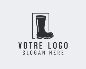 Rain Rubber Boots Logo