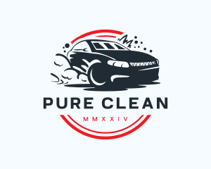 Cleaning Splash Car logo design