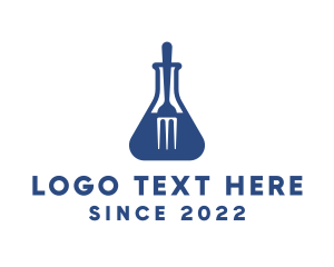 Flask - Gastronomy Science Laboratory logo design
