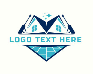 Hygiene - Pressure Washer Flooring Chores logo design