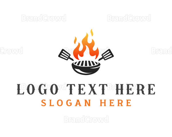 Fire Grill Bbq Logo