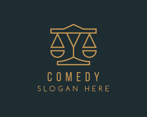 Legal Advice - Elegant Lawyer Scale logo design