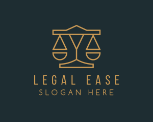 Lawyer - Elegant Lawyer Scale logo design