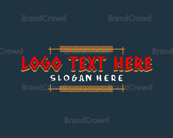 Rustic Aztec Tribe Logo