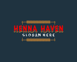 Henna - Rustic Aztec Tribe logo design