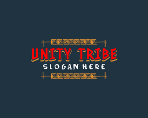 Rustic Aztec Tribe logo design