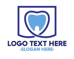 Teeth - Blue Tooth Dentistry logo design