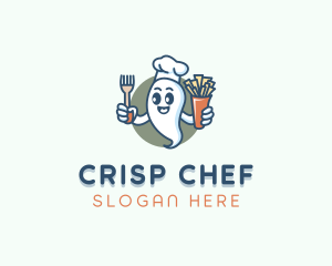 Food Chef Ghost logo design