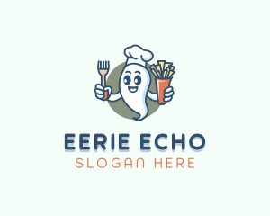 Food Chef Ghost logo design