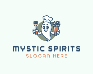 Food Chef Ghost logo design