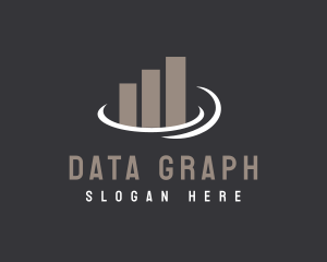 Corporate Sales Graph logo design