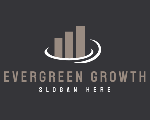 Corporate Sales Graph logo design