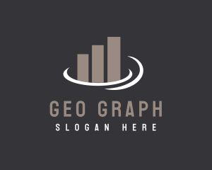 Corporate Sales Graph logo design