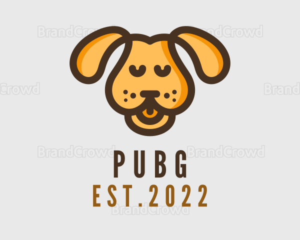 Yellow Puppy Dog Logo