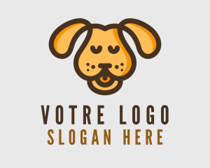 Yellow Puppy Dog Logo