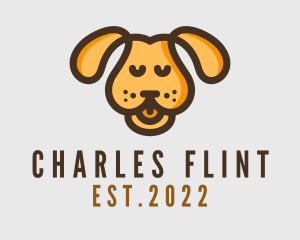 Pet - Yellow Puppy Dog logo design