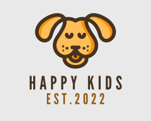 Yellow Puppy Dog logo design