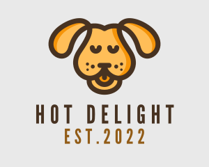 Yellow Puppy Dog logo design