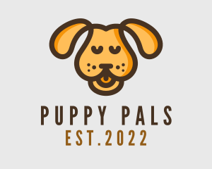 Yellow Puppy Dog logo design