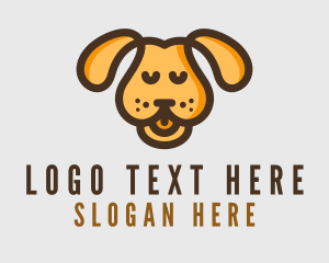 Yellow Puppy Dog Logo