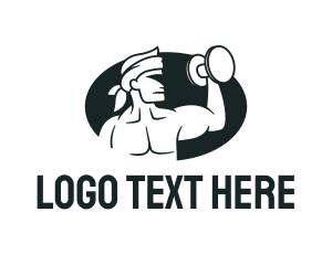 Physical - Weightlifting Training Gym logo design