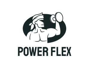 Bicep - Weightlifting Training Gym logo design