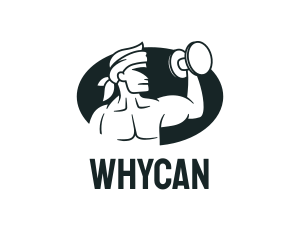 Physical Training - Weightlifting Training Gym logo design