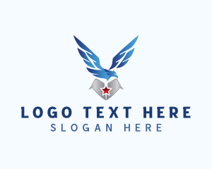 Avian - Eagle Wings Aviation logo design