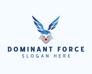 Eagle Wings Aviation logo design