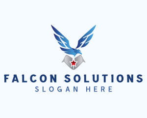 Eagle Wings Aviation logo design